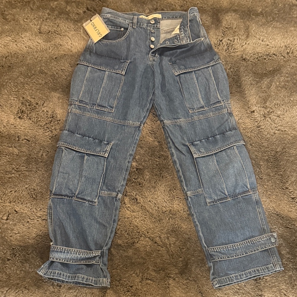 GRLFRND Blue Boyfriend Jeans